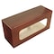 Wood Vinyl Accessories Cherry Mahoganey Wood Vinyl Coated Aluminum Single Glove Box Holder WV-2362-CM - alternate 1